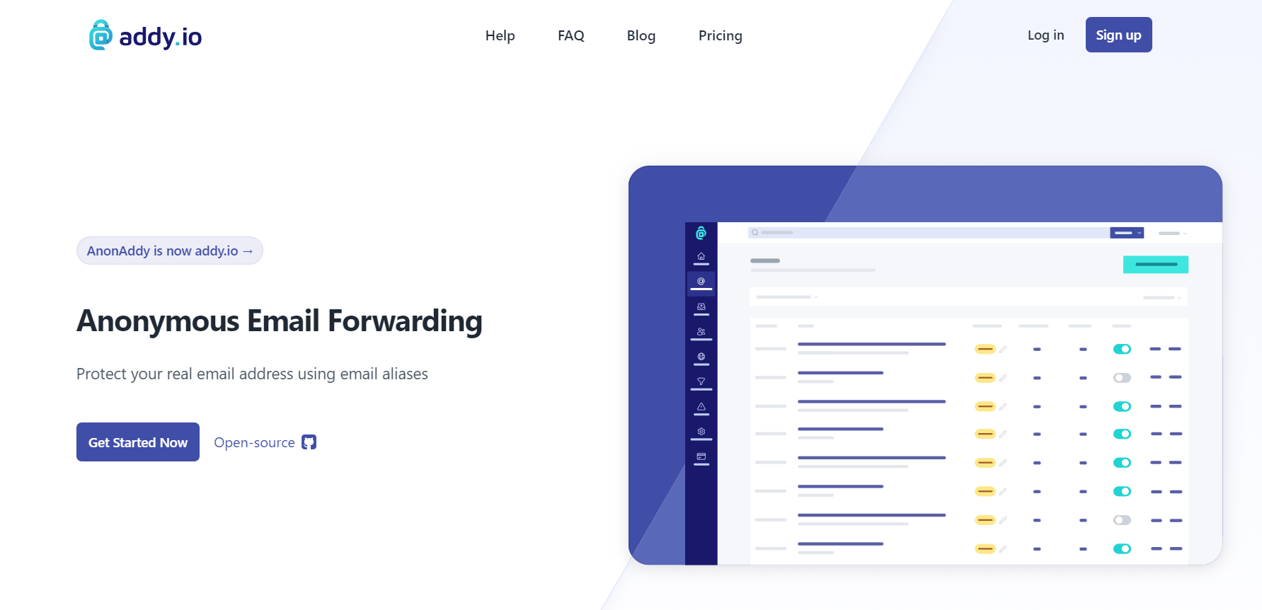 Signing up to a website? Simply generate a new alias in a couple of clicks straight from your browser and enter that instead of your real email address. Protect you from spam!