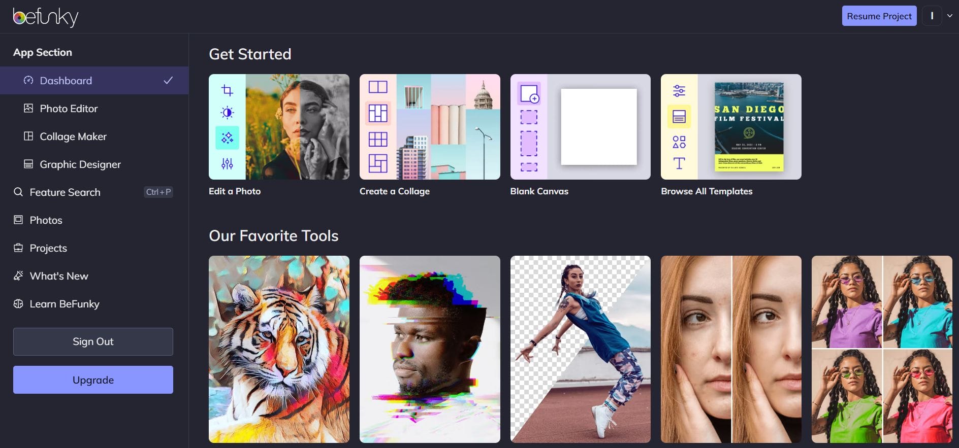 The all-in-one online Creative Platform that has everything you need to easily edit photos