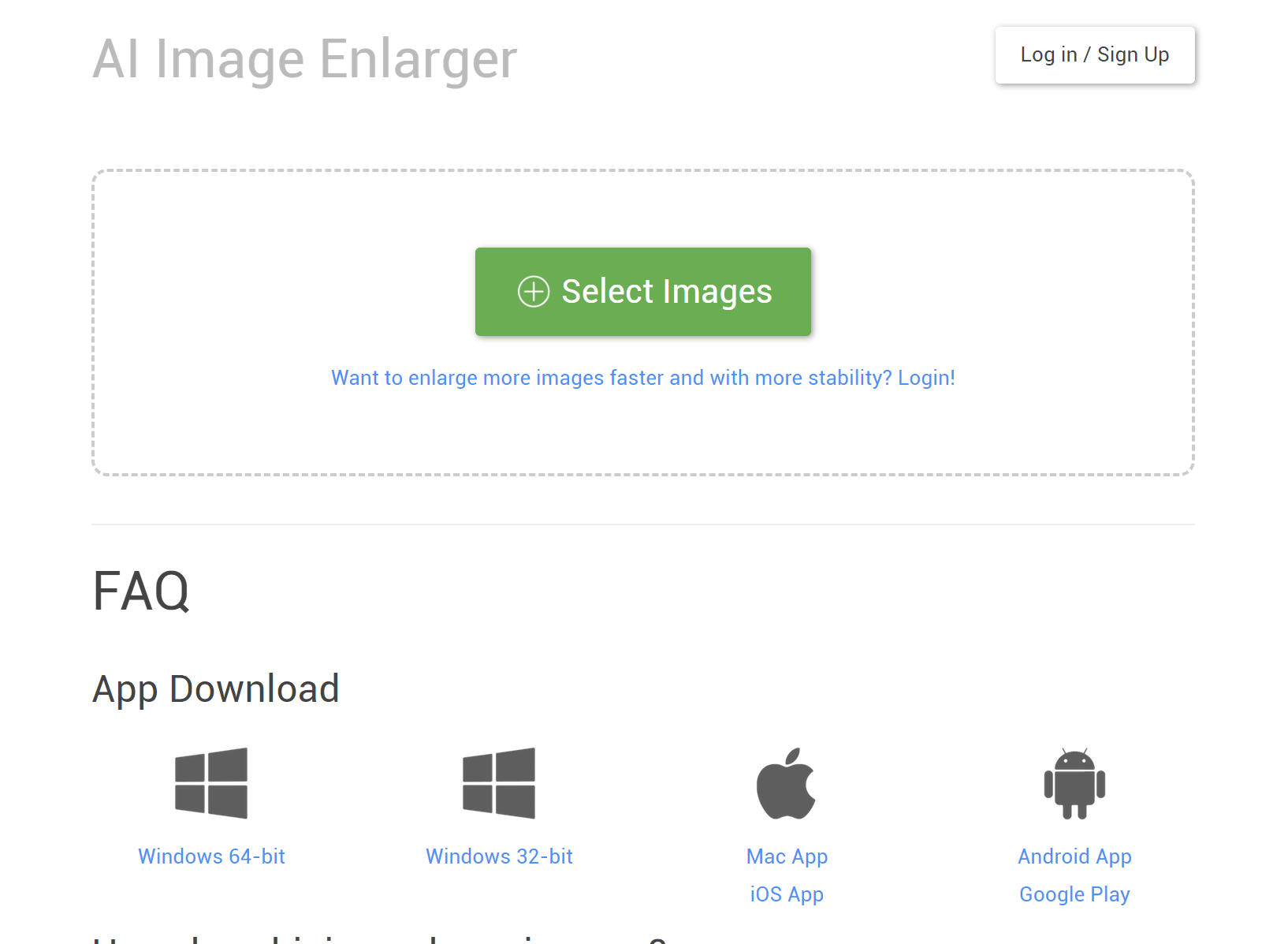A free AI image upscaler and enlarger available online or for download. Bigjpg isn't the most powerful
