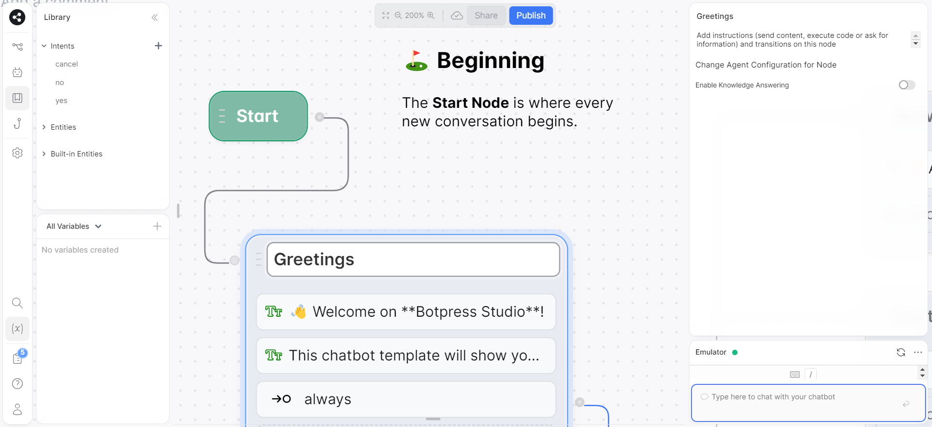 The first next-generation chatbot builder. Build