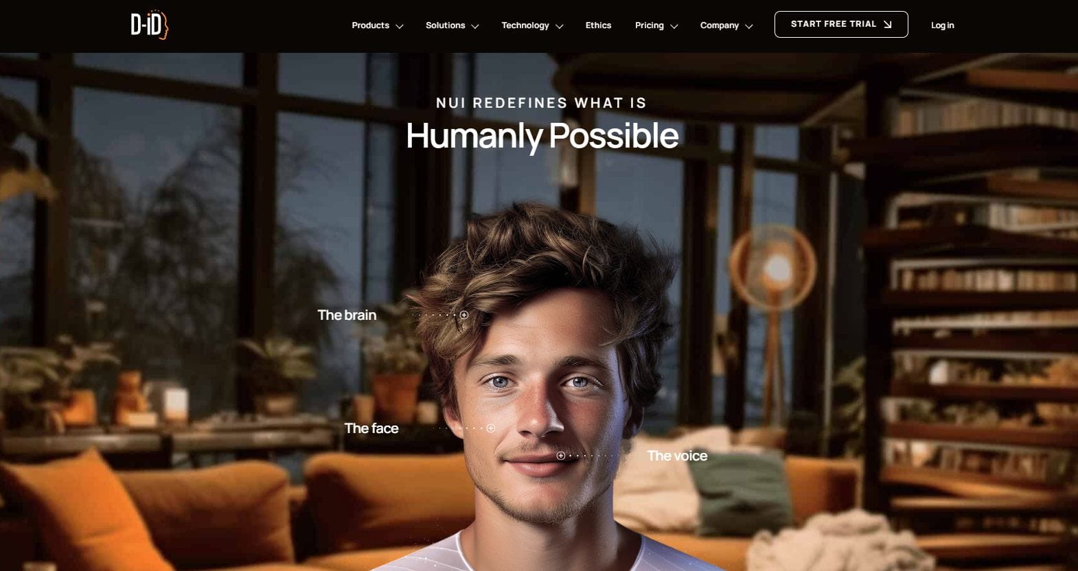 Transform images into speaking video avatars using generative AI. Create a realistic conversational AI agent that knows all your services
