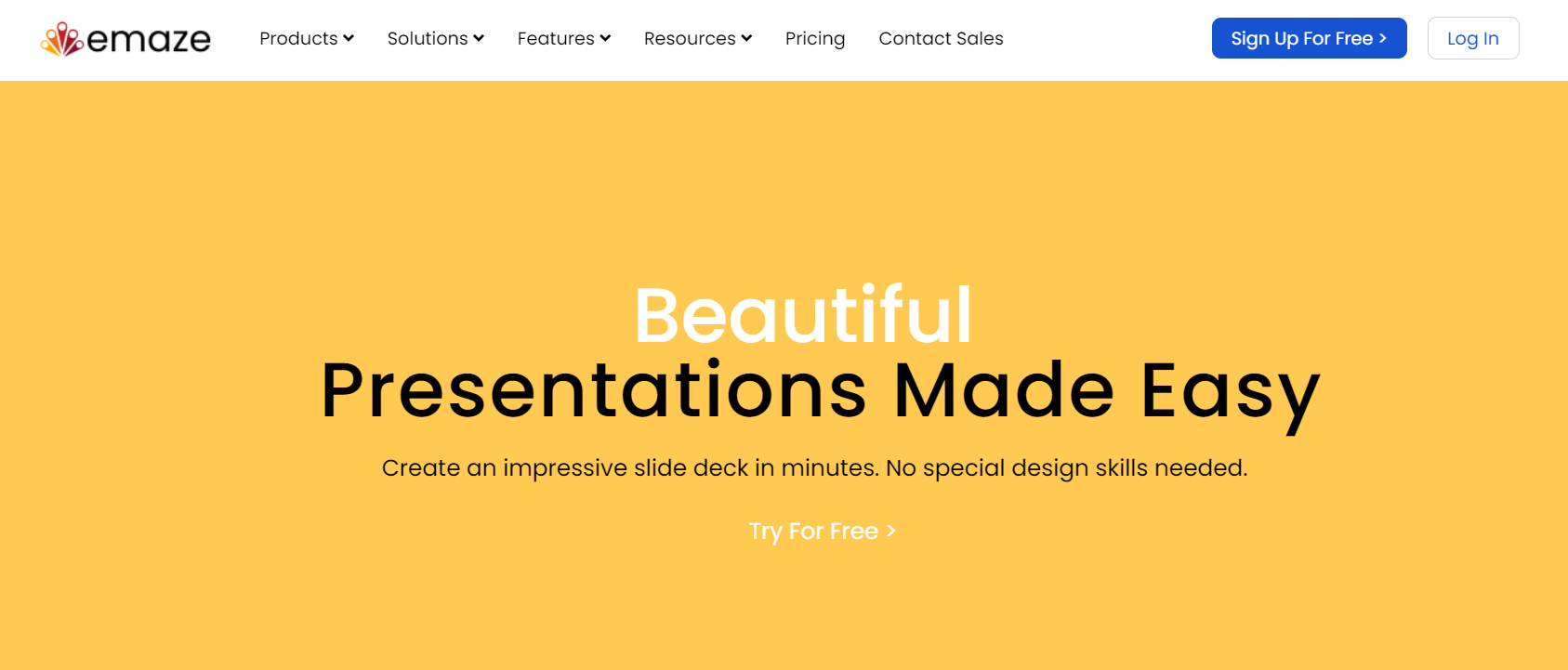 Create an impressive slide deck in minutes. No special design skills needed. It is very intuitive and the designs are well worked. Open your account and choose one of the templates.