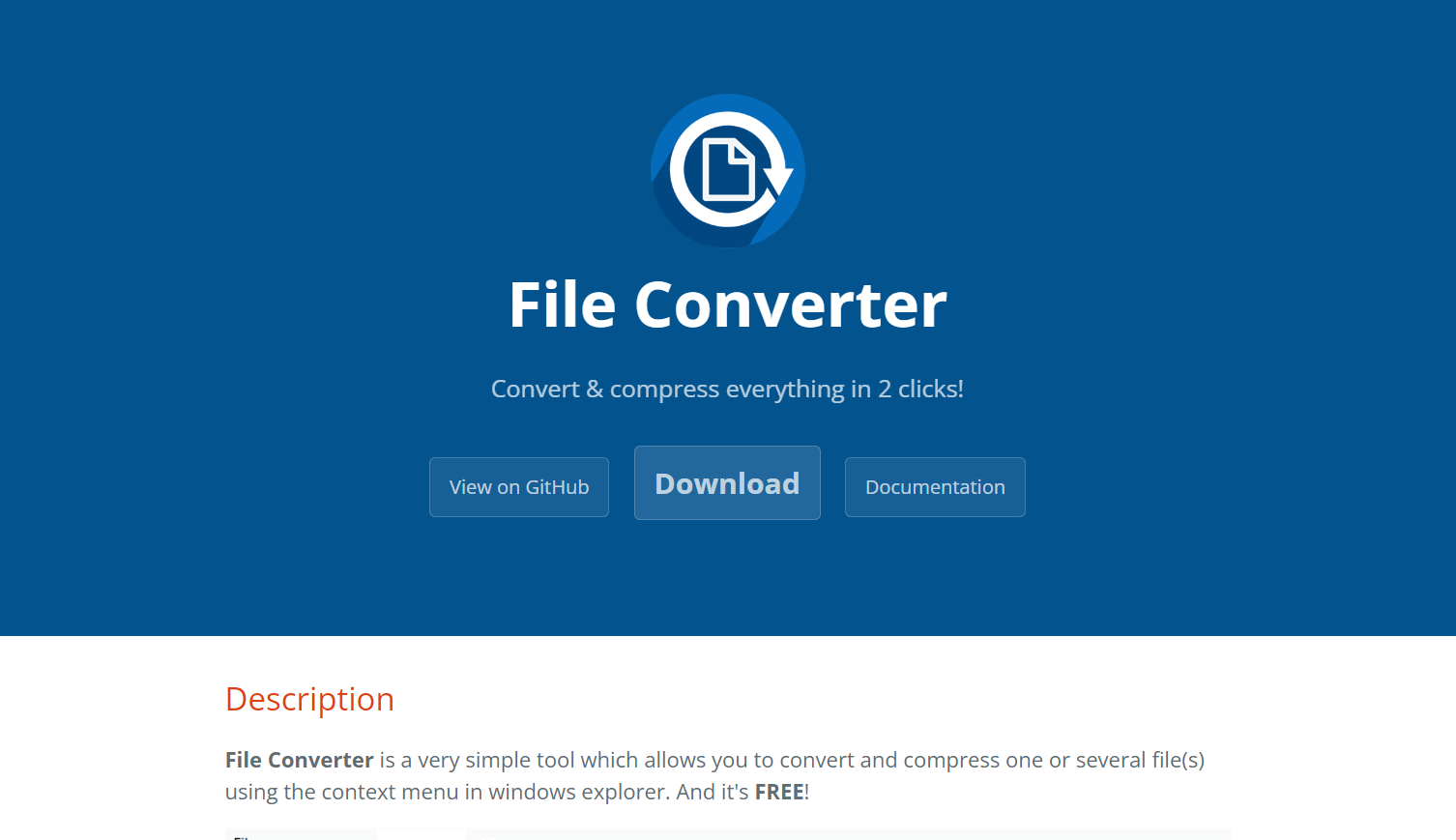 A very simple tool which allows you to convert and compress one or several file(s) using the context menu in windows explorer. Audio
