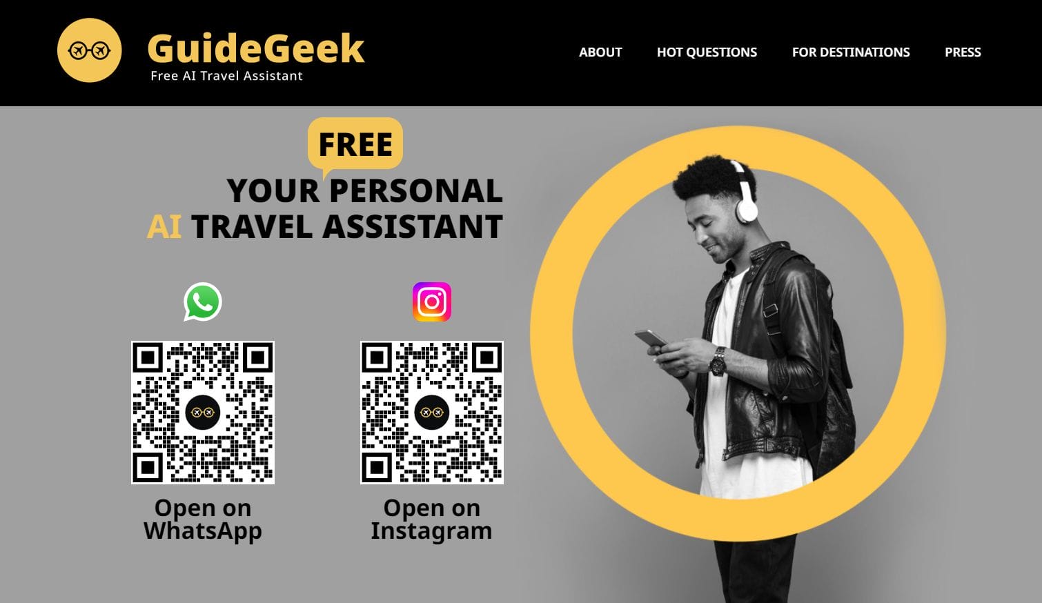 A new way to plan travel! Ask by Whatsapp or Instagram all the details of your destination