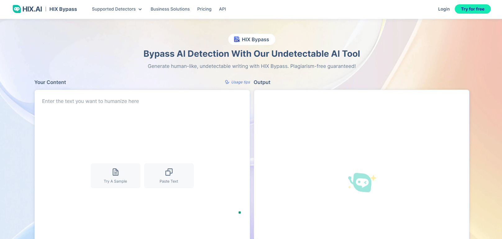 Trained on millions of datasets of human-written content and using an algorithmic technology