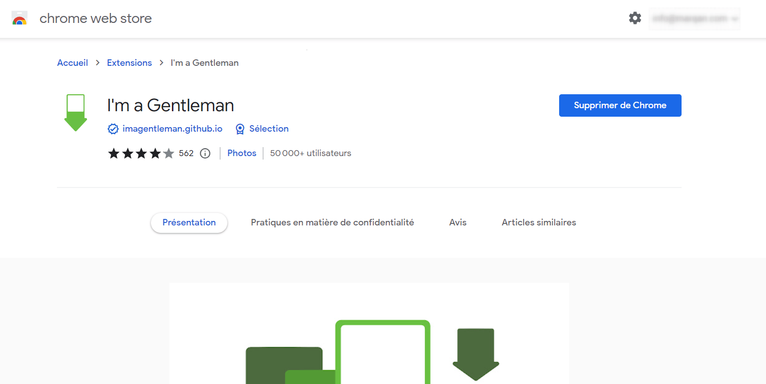 Save time when downloading images from websites. Just drag them slightly in any direction