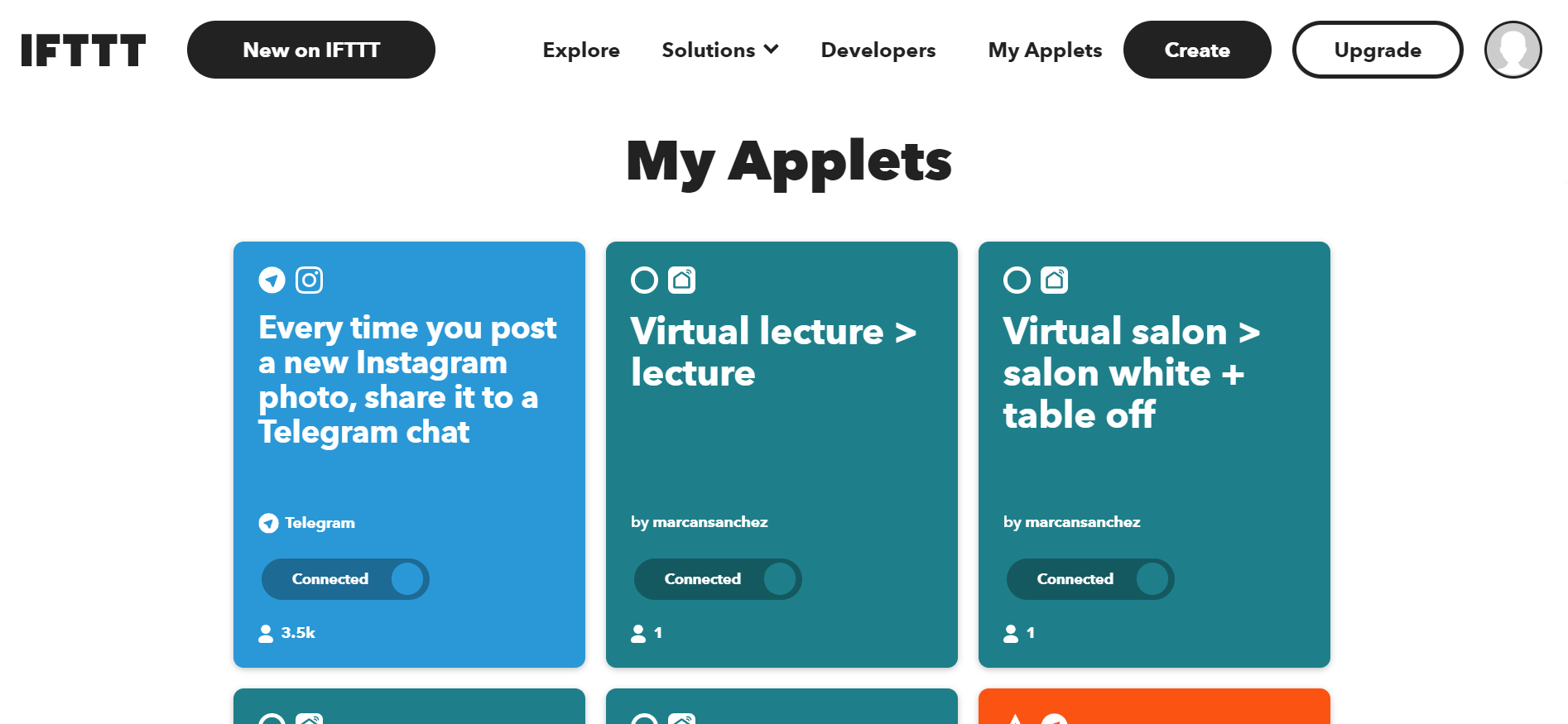 The easiest way to automate repetitive tasks of your favorite apps and devices for free. Make your home more relaxing. Make your work more productive.