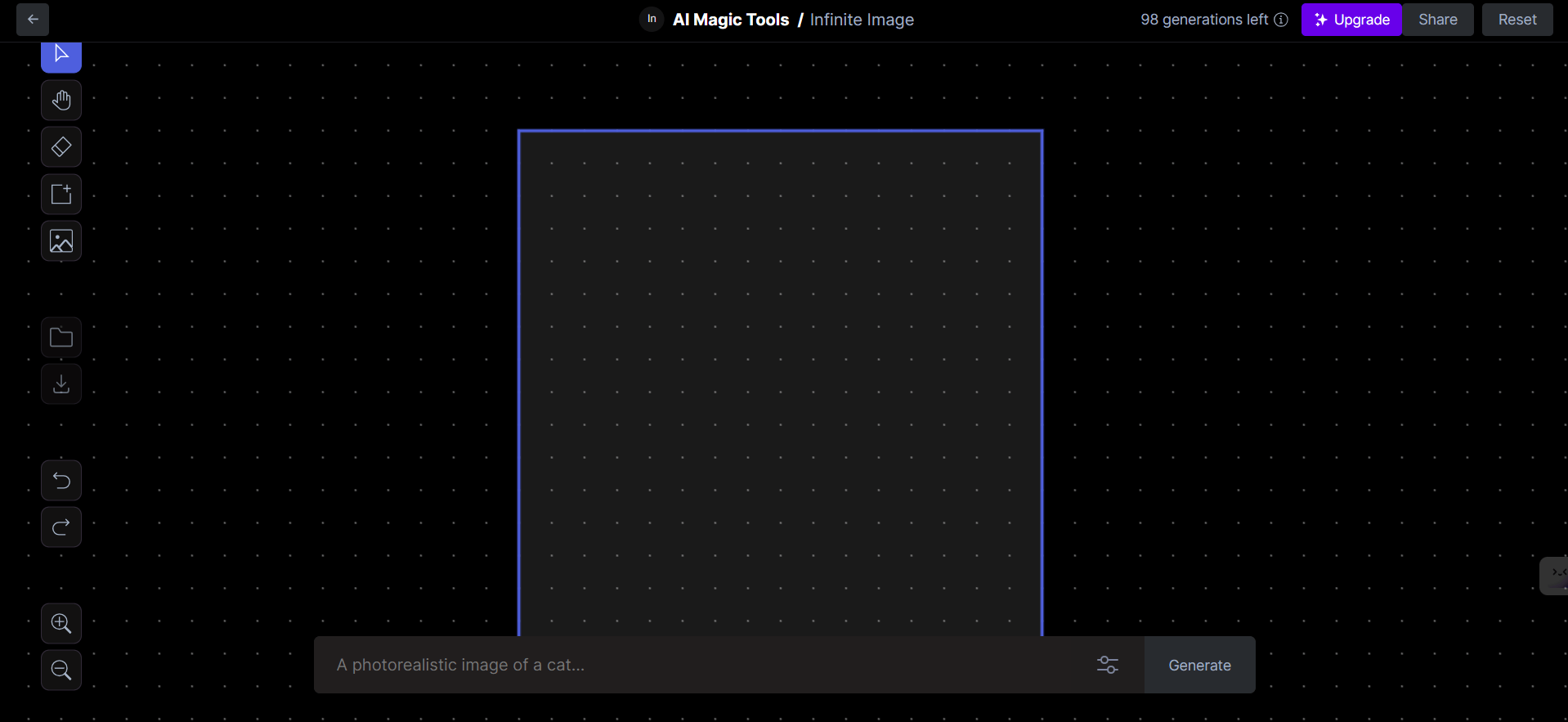 Easily expand an original image to provide more context around the subject