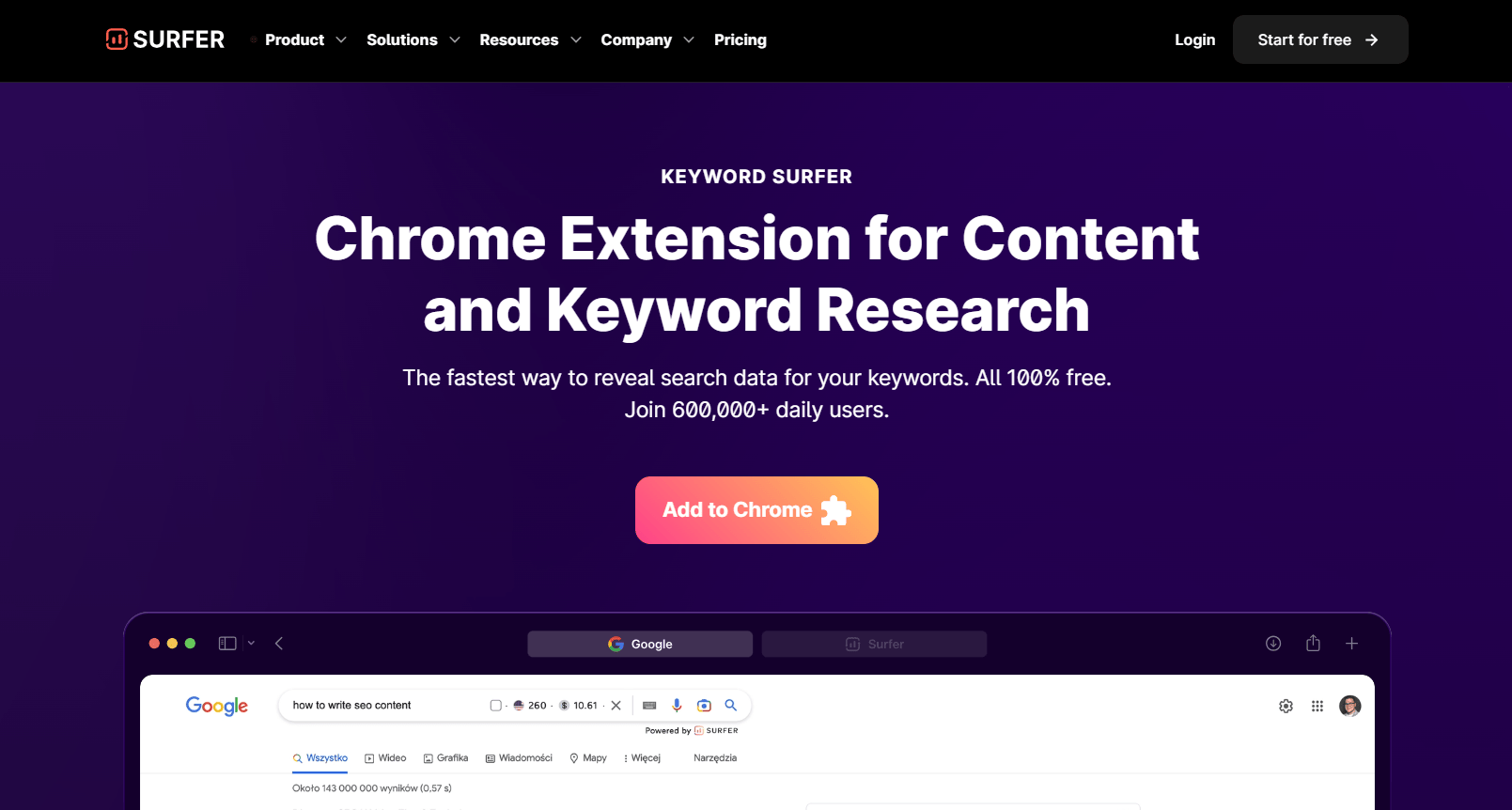 Streamline your whole content creation research process without ever leaving Google results page. A complete list of keyword ideas with overlap score and search volume.