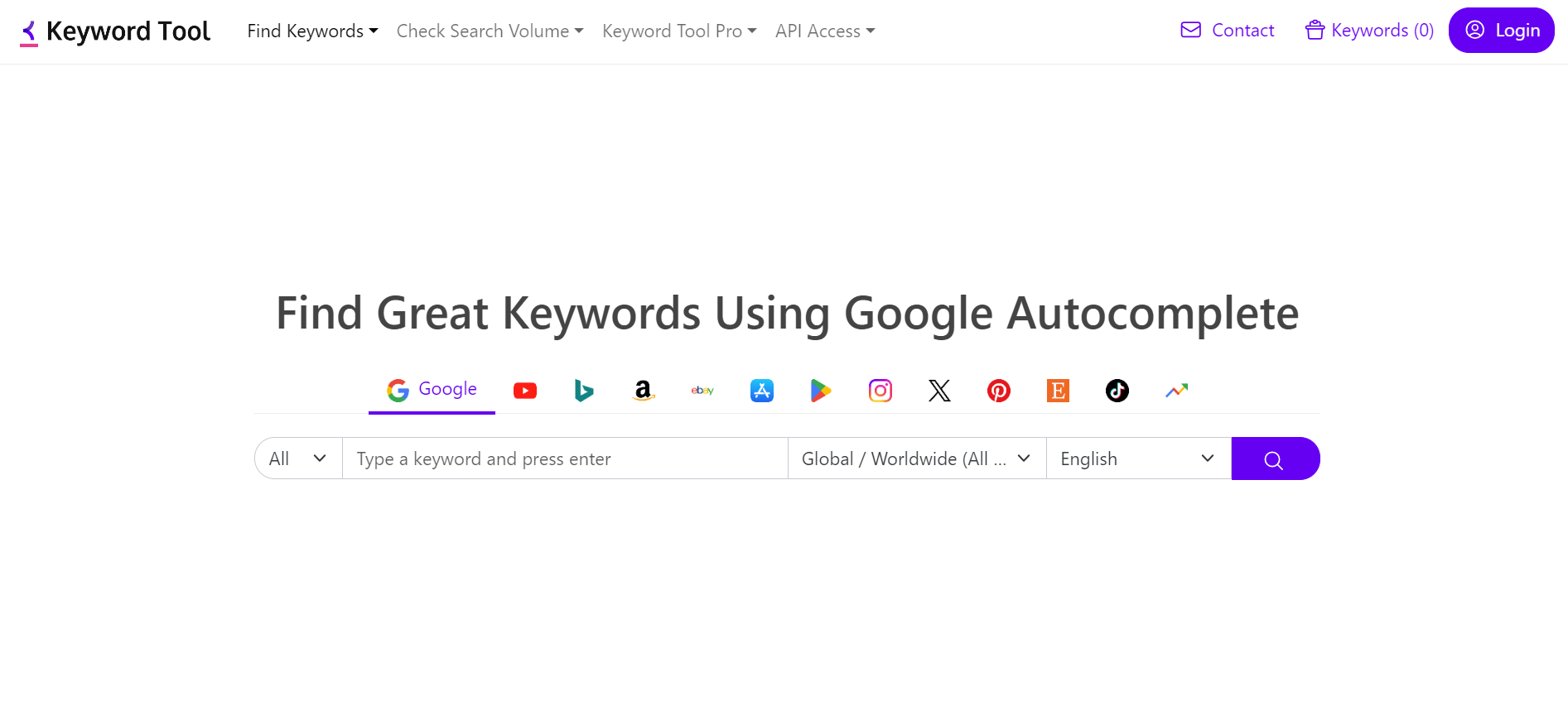 The best alternative to Google Keyword Planner. A powerful SEO keyword research tool that allows you to easily find relevant and profitable keywords for your business.
