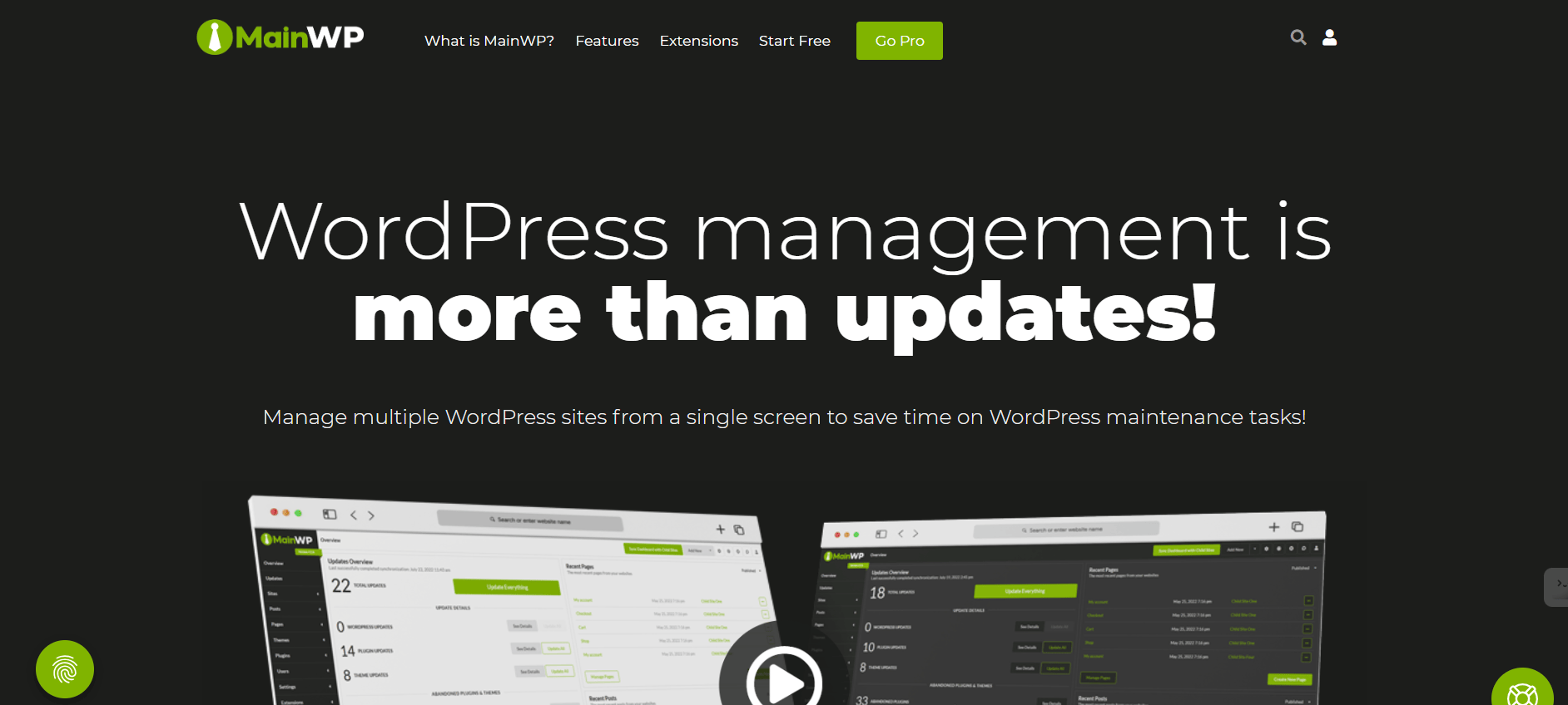 Save time on WordPress maintenance tasks with MainWP
