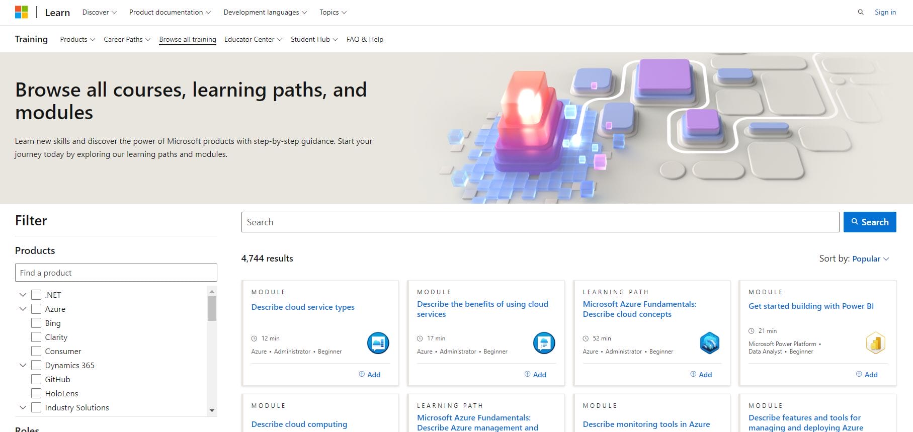 Whether you're just starting in a career