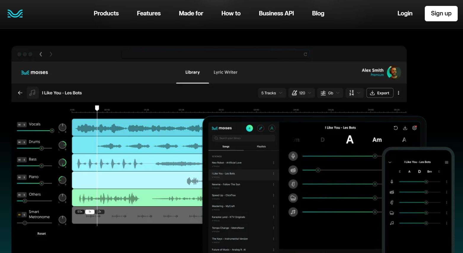 The Musician's AI App! Play with your favorite artists in any key