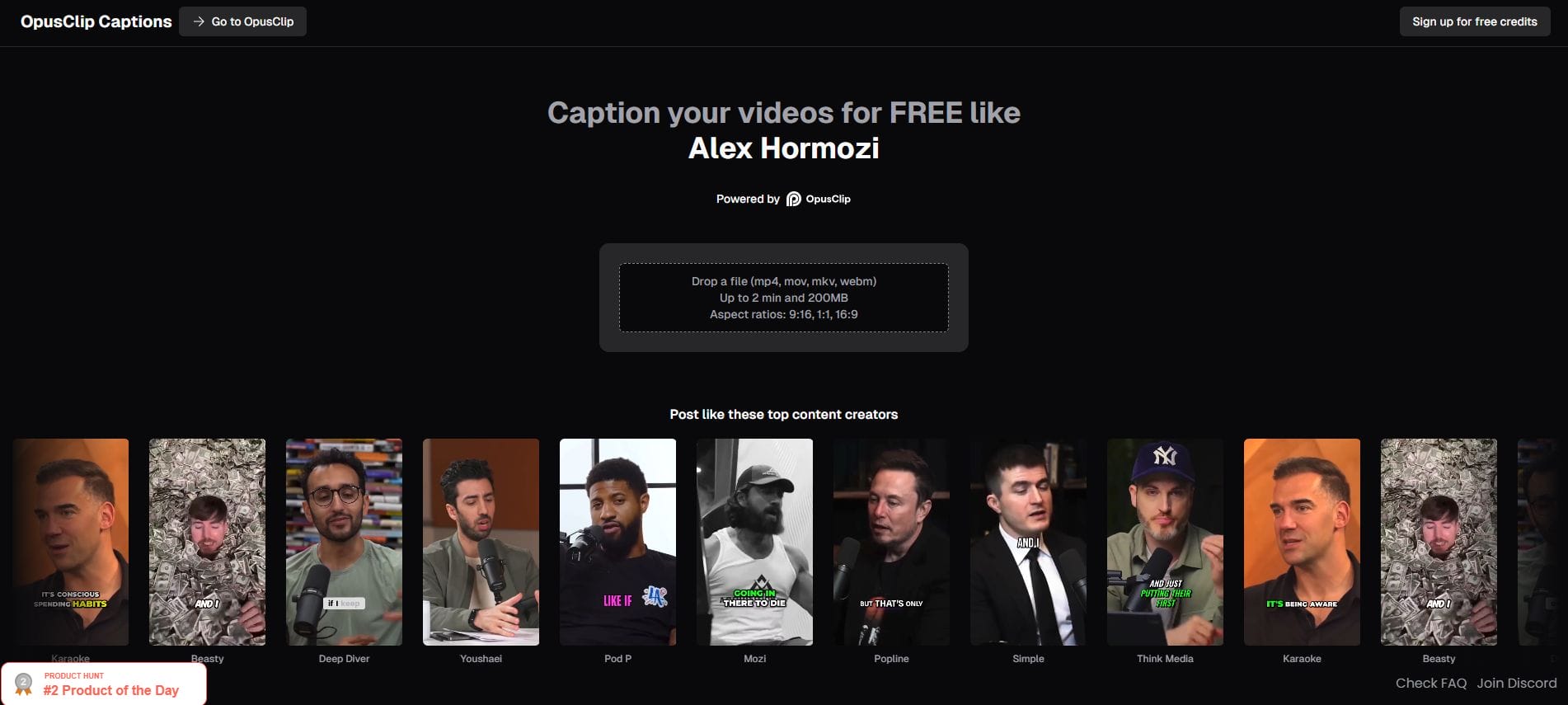 By adding dynamic captions