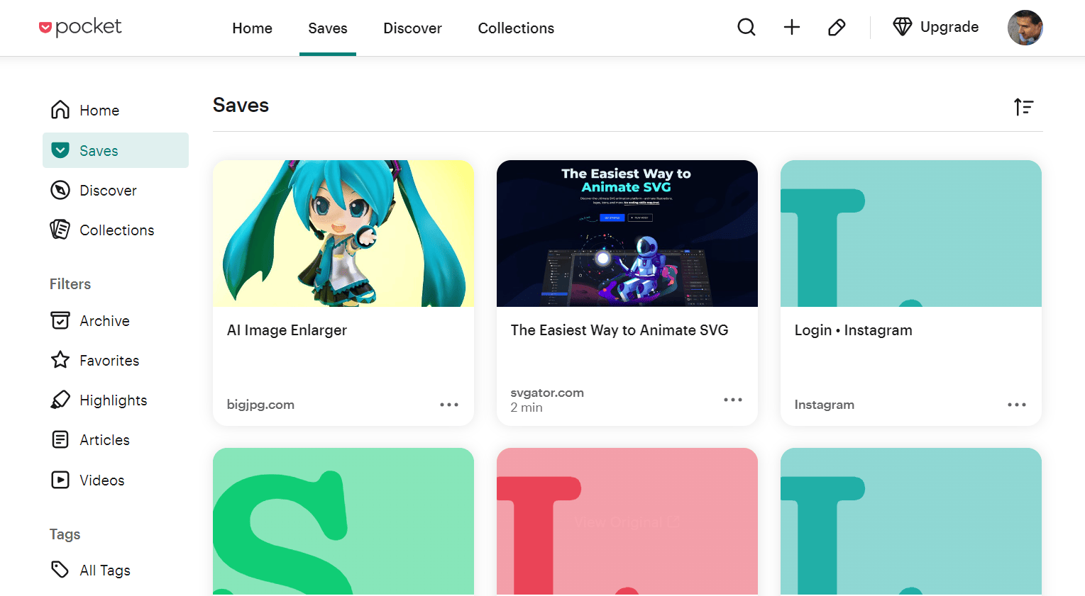 Stop sending yourself links. When you come across a long read