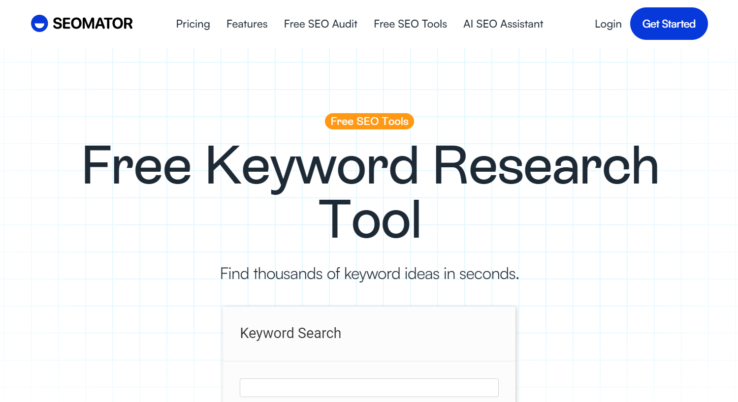 A free SEO keyword research tool for your content strategy