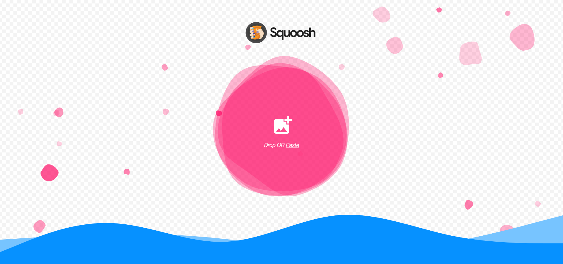 Squoosh can reduce file size and maintain high quality. Open your image
