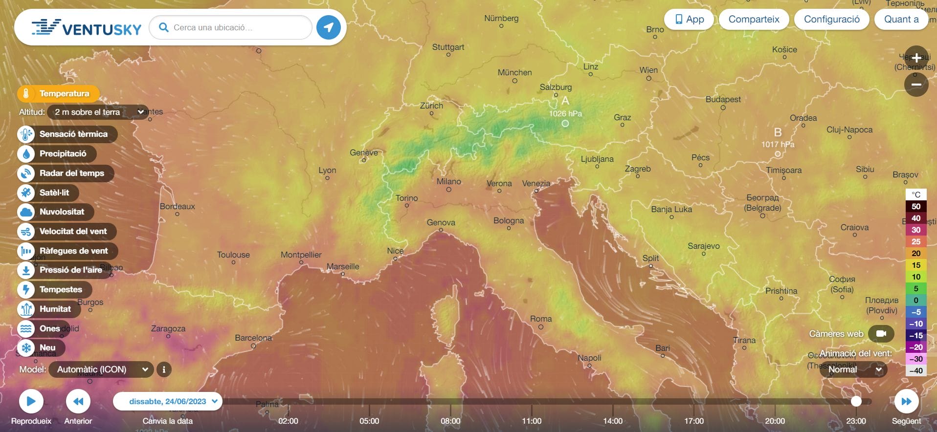 Weather forecasting website that provides users with real-time information