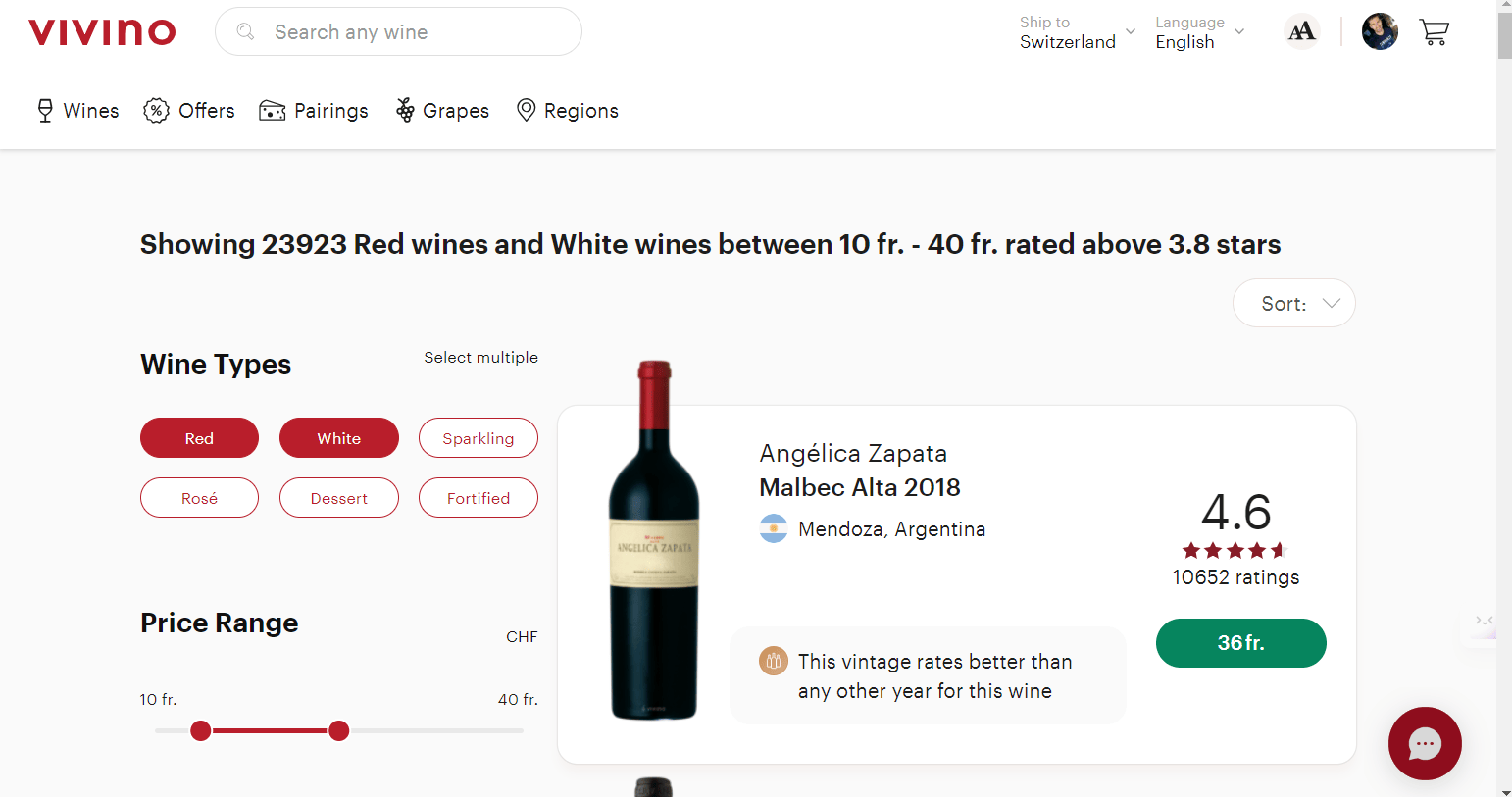 Wine app and platform that allows users to discover