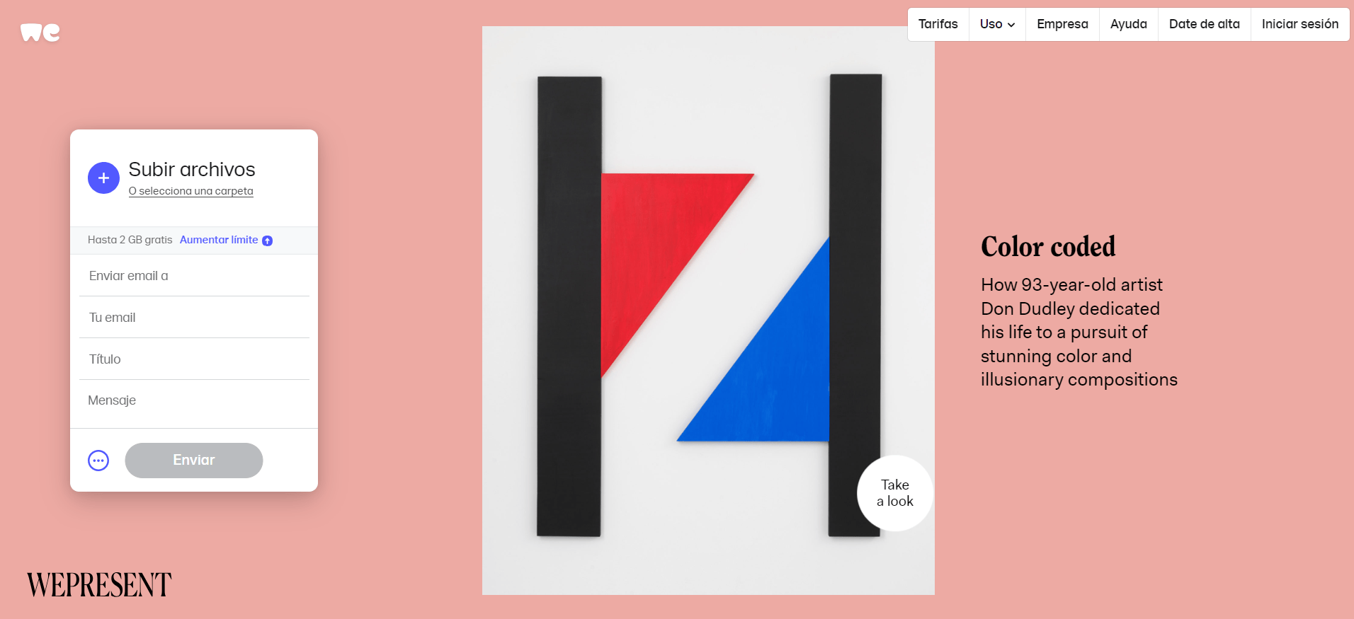 The popular file sharing platform that allows you to easily transfer large files and photos to others around the world. Transfer up to 2GB for free in a clean and user-friendly interface.