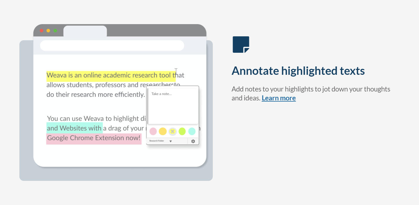 Simplify your web & pdf research process. Highlight on any website and PDF. Customize the colors to your liking. Focus on Productivity. Don't waste time copying & pasting !