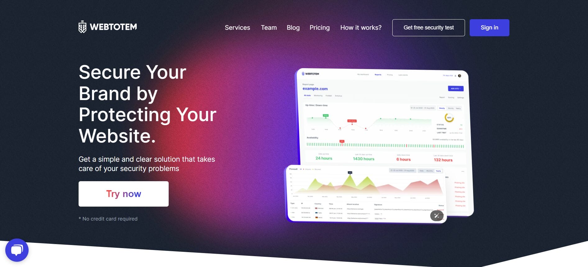 A SaaS platform that provides comprehensive website security monitoring and protection. It utilizes artificial intelligence to detect and prevent various cyber threats.