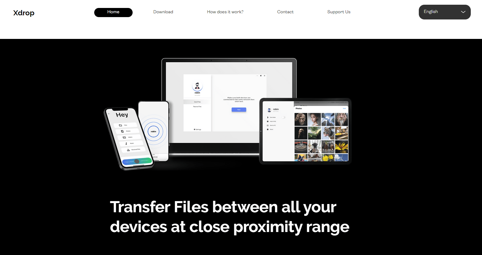 One app for all your file transfer needs! Share files of any size and format to all platforms