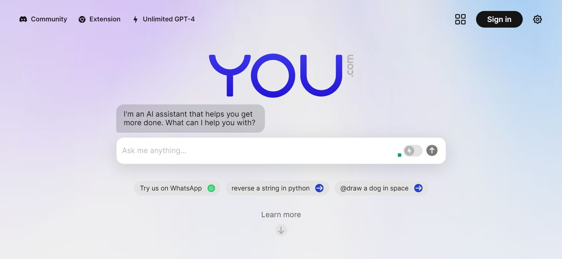 Use AI to write emails